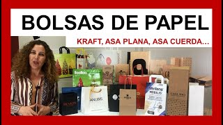 Bolsas de papel kraft y tipos de acabados [upl. by Darraj]