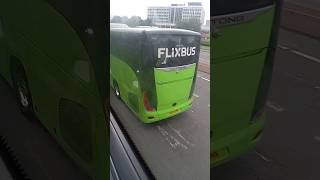 Flixbus Yutong GT12 passing me on Broad Street Salford flixbus coach yutong beenetwork wright [upl. by Sherwood]