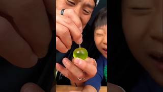 Popping green grape jelly greenjelly food candy eating cutreaction 🥲 [upl. by Rengaw]