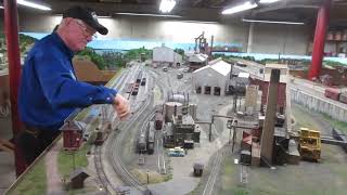 Great Northern Railway Donalds PRR layout walk around video [upl. by Namref]