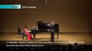 C Reinecke Flute Sonata quotUndinequot Op 167 II Intermezzo Allegretto vivace [upl. by Nytsua]