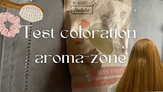 Je teste la coloration henné dÉgypte dAroma Zone 🌱 [upl. by Zacharias]