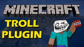 Troll your friends in Minecraft with Troll Plugin [upl. by Shirk]