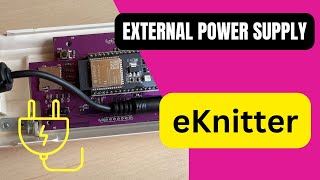 Machine knitting  eKnitter  external power supply [upl. by Ewer253]