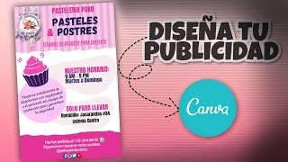 TUTORIAL CANVA  Creando publicidad para tu negocio [upl. by Enyamrahc]