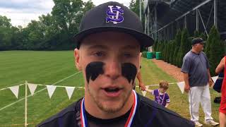 Swan Valley senior Logan Pietz talks about football baseball finals [upl. by Haduhey]