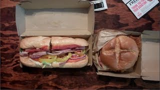 Arbys Crispy Chicken Cordon Blue amp Loaded Italian Sandwiches Review [upl. by Etnoek891]