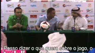 Vitor Pereira  AlAhli  conferência de imprensa atribulada LEGENDADO [upl. by Julian]