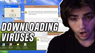 DOWNLOADING VIRUSES LIVE ON STREAM [upl. by Annyrb]