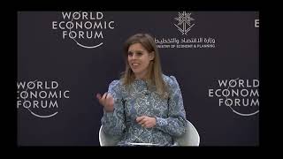 Princess Beatrice at the Economic Forum Meeting the 21st Century Entrepreneurs 2024 [upl. by Nohsyar10]