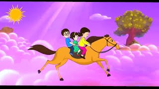 लकड़ी की काठी  Lakdi ki kathi  Hindi Poem  Animated By PTV kids cartoon [upl. by Enoitna]