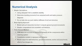 SoilWorks  SoilStructure Interaction Analysis for an Excavation with Retaining Wall [upl. by Ahsaenat721]