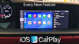 iOS 18  New Apple CarPlay Features [upl. by Hosfmann]