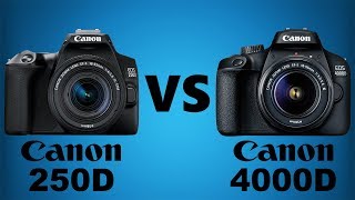 Canon SL3EOS 250D vs Canon T100EOS 4000D [upl. by Bunny]