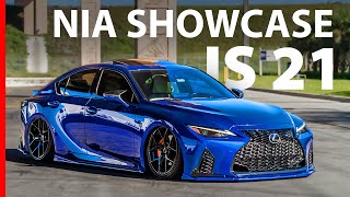 NIA Showcase  Ultrasonic Blue Lexus IS350 FSport 2021  sonicis350 [upl. by Seraphim]