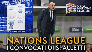 🇮🇹I CONVOCATI DI SPALLETTI PER LA NATIONS LEAGUE 2425 BELGIOFRANCIA [upl. by Aeneus]