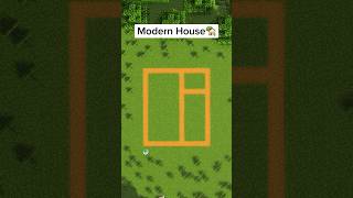 Minecraft Modern House🏡 shorts [upl. by Ecilayram]