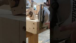 Drop cuts with the 10” makitaca followed by the most fun part of cutting a tenon [upl. by Ada797]