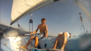 420 Sailing GoPro Hero [upl. by Eggett]