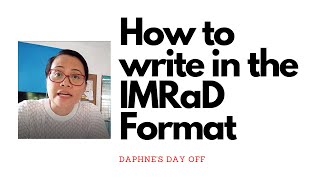 IMRaD Format What and How to Write Your Research Report [upl. by Rosol]