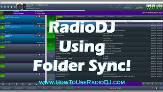 Using The RadioDJ Folder Sync [upl. by Trutko]