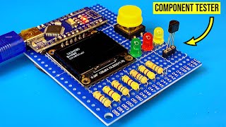 how to make electronic component tester using Arduino nano dfrobot [upl. by Yelroc]