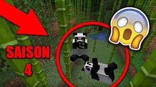 MON PÈRE TROUVE LE PANDA SUR MINECRAFT  MINECRAFT SAISON 4 [upl. by Huebner771]