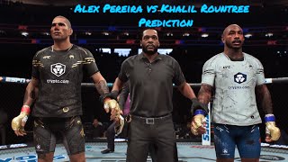 Alex Pereira vs Khalil Rountree  Full Fight Prediction [upl. by Dorison730]