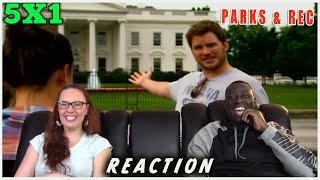 PARKS AND RECREATION 5X1 Ms Knope Goes to Washington REACTION FULL Reactions on Patreon [upl. by Eniak]