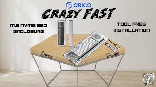 LIVE Ultra Speedy Ultra Capacity Ultra Cooling  ORICO 40Gbps M2 NVMe SSD Enclosure [upl. by Johanna937]