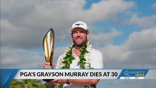 NCnative PGA golfer Grayson Murray dies at age 30 [upl. by Auqinihs]