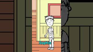 Sophie loved painting shortfeed animation youtubeshorts cartoon english funny motivation [upl. by Alfredo852]