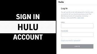 How to Login to your Hulu Account Full Guide [upl. by Ahsytal409]