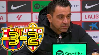 RUEDA PRENSA XAVI FC BARCELONA 32 ALMERIA CF [upl. by Imik]