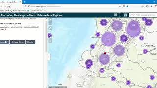 Descargar datos de precipitación IDEAM Colombia [upl. by Ariuqahs]