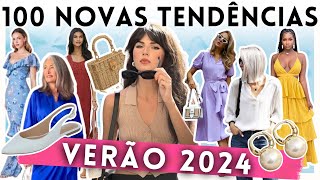 🔴100 NOVAS TENDÊNCIAS DA MODA VERÃO 2024 QUE VÃO BOMBAR [upl. by Annadal]