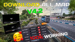 Download All Map Bussid Update 42  100 Working Tricks [upl. by Patnode]