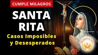 ORACION a SANTA RITA 🌹para casos IMPOSIBLES y DESESPERADOS [upl. by Travis]