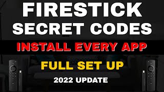 ⭐SECRET FIRESTICK INSTALL CODES 2022 UPDATE⭐ [upl. by Bluefield]