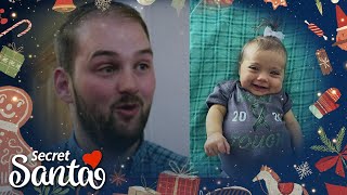 His baby girl just had a liver transplant This dad is speechless opening a gift from a Secret Santa [upl. by Jenny]