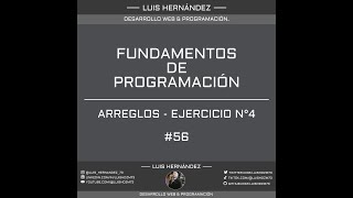 56 ARREGLO  EJERCICION N°4  FUNDAMENTOS DE PRORAMACION CON PSEINT [upl. by Darrej]