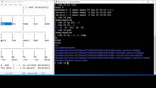 How to copy or move files using absolute and relative paths on UNIX or Linux  Part 3 of 3 [upl. by Naillik]