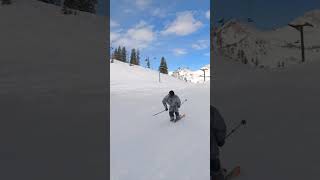 Mitchell Brower making it look easy at Alta Ski Area 🤤 LINEoutline LINEskis [upl. by Annawat]