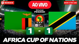 🔴Zambia 1 vs 1 Tanzania  Africa Cup of Nations 2023 ⚽ Simulation Pes 2021 [upl. by Astraea]