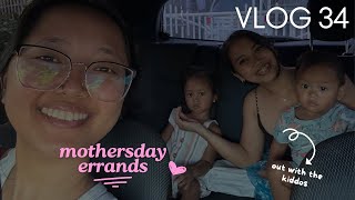 Hi Vlog 34 a mothersday work errand  spending the day with Fi and the kids 💞💐 [upl. by Akeyla]