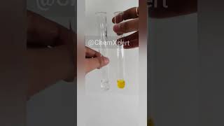 Confirmatory test for Alcohol Cerric Ammonium Nitrate Test Test for Functional Groups [upl. by Bartle]