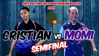 CRISTIAN SKO vs MOMI Dwi Bengawan 🏓🏓 Semifinal Invitasi Tenis Meja Dwi Bengawan 2024 [upl. by Oicnedurp]