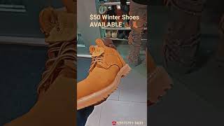 ONLY 50 WINTER SHOES AVAILABLE 📍2113 Nostrand Ave Brooklyn ny 11210winter wintershoes [upl. by Nayd]