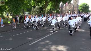 Shankill Protestant Boys No11  Whiterock District No 9 Parade  240623 4K [upl. by Salomo]