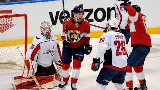 Washington Capitals vs Florida Panthers Round 1 All Goals [upl. by Eltsirk]